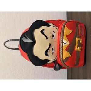 Loungefly Disney Villains Gaston Cosplay Backpack NWT